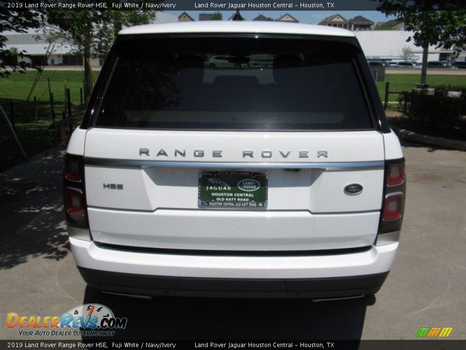 2019 Land Rover Range Rover HSE Fuji White / Navy/Ivory Photo #8