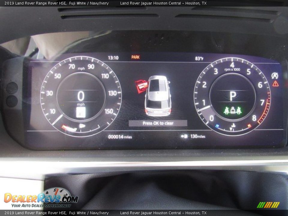 2019 Land Rover Range Rover HSE Gauges Photo #32