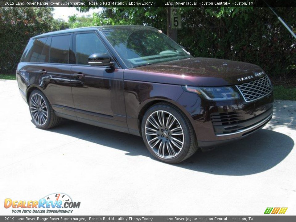 2019 Land Rover Range Rover Supercharged Rosello Red Metallic / Ebony/Ebony Photo #1