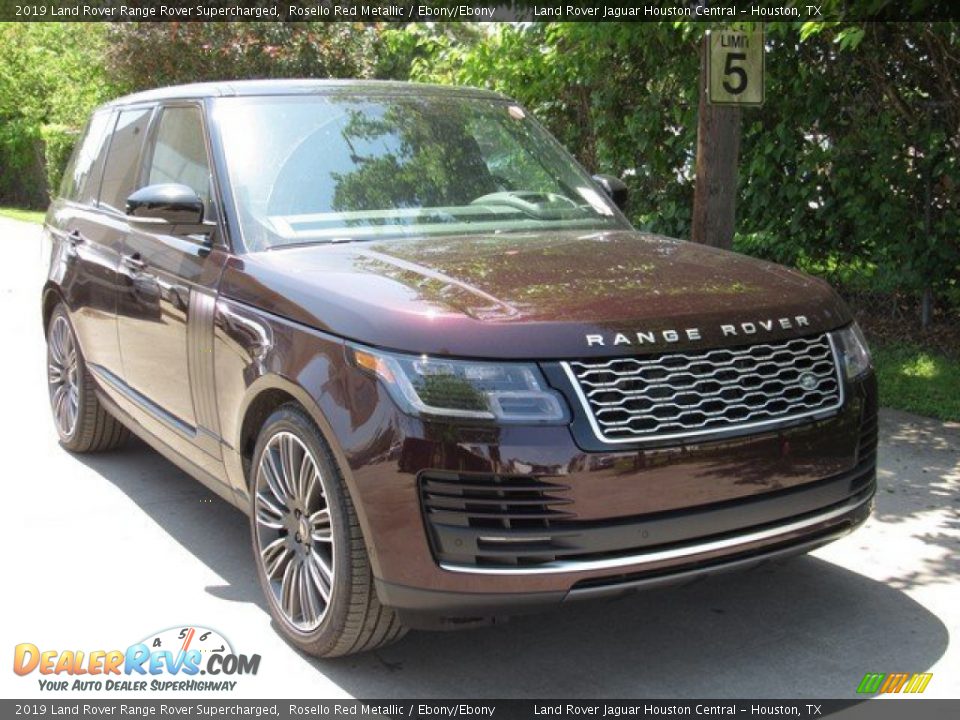 2019 Land Rover Range Rover Supercharged Rosello Red Metallic / Ebony/Ebony Photo #2