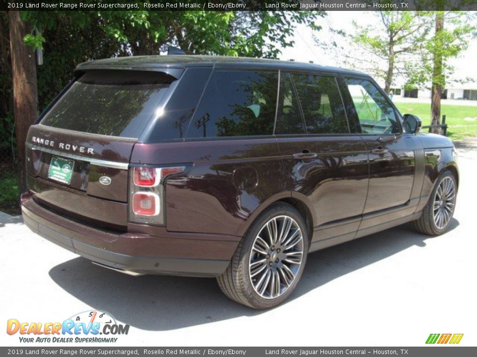 2019 Land Rover Range Rover Supercharged Rosello Red Metallic / Ebony/Ebony Photo #7