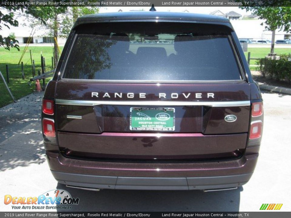 2019 Land Rover Range Rover Supercharged Rosello Red Metallic / Ebony/Ebony Photo #8