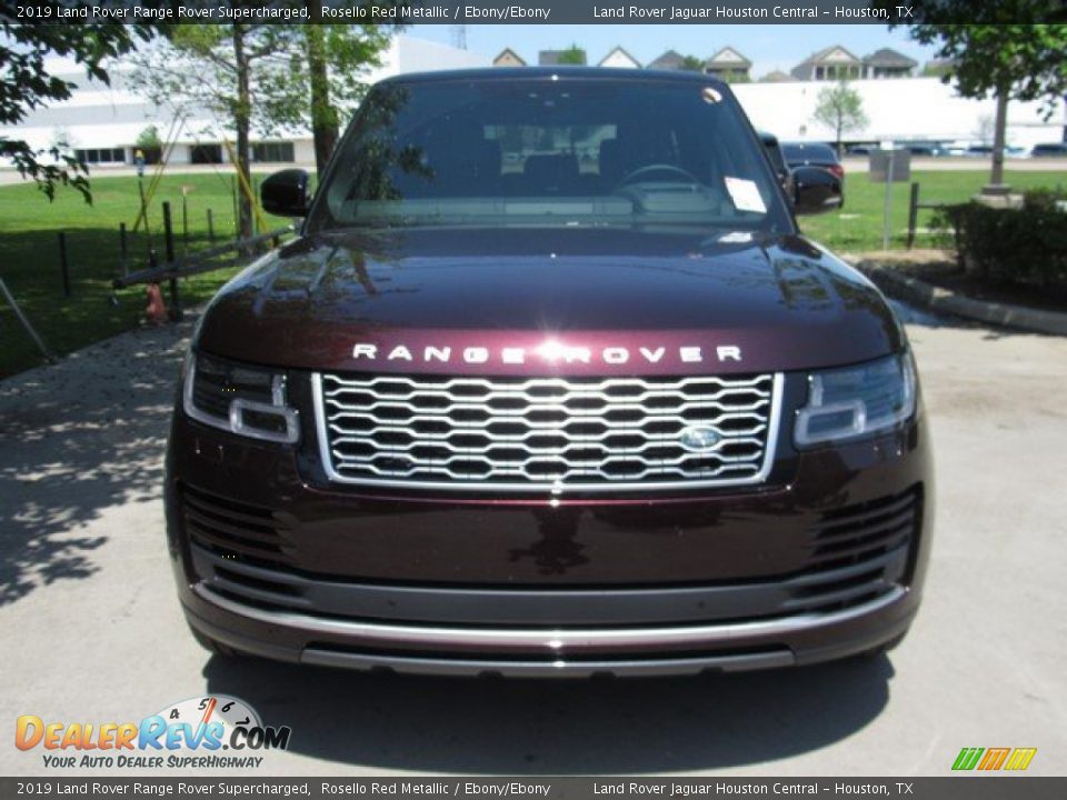 2019 Land Rover Range Rover Supercharged Rosello Red Metallic / Ebony/Ebony Photo #9