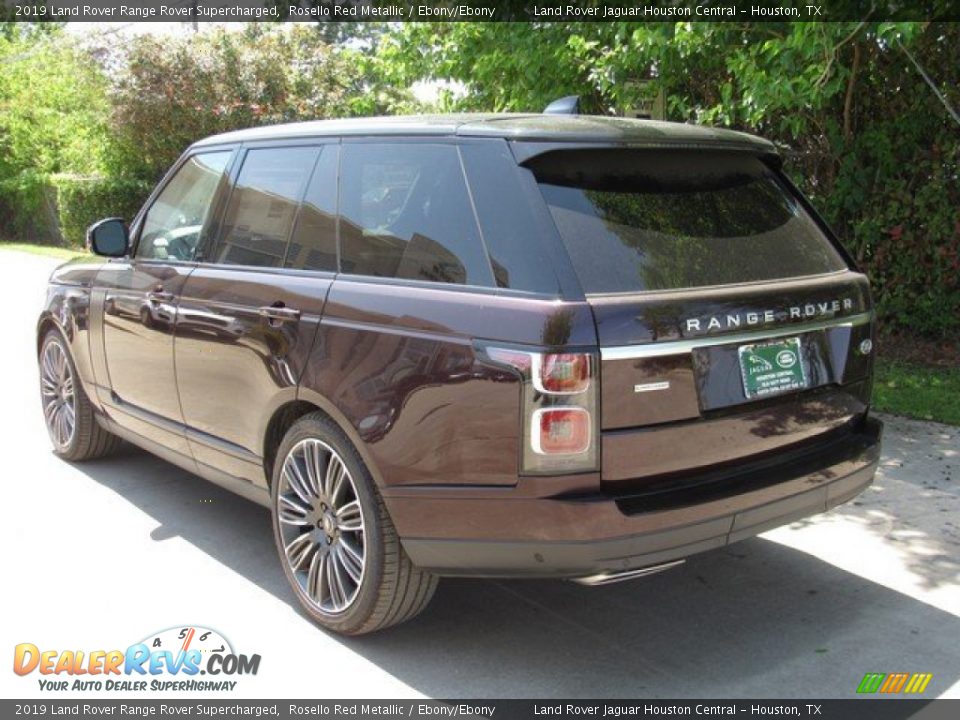 2019 Land Rover Range Rover Supercharged Rosello Red Metallic / Ebony/Ebony Photo #12