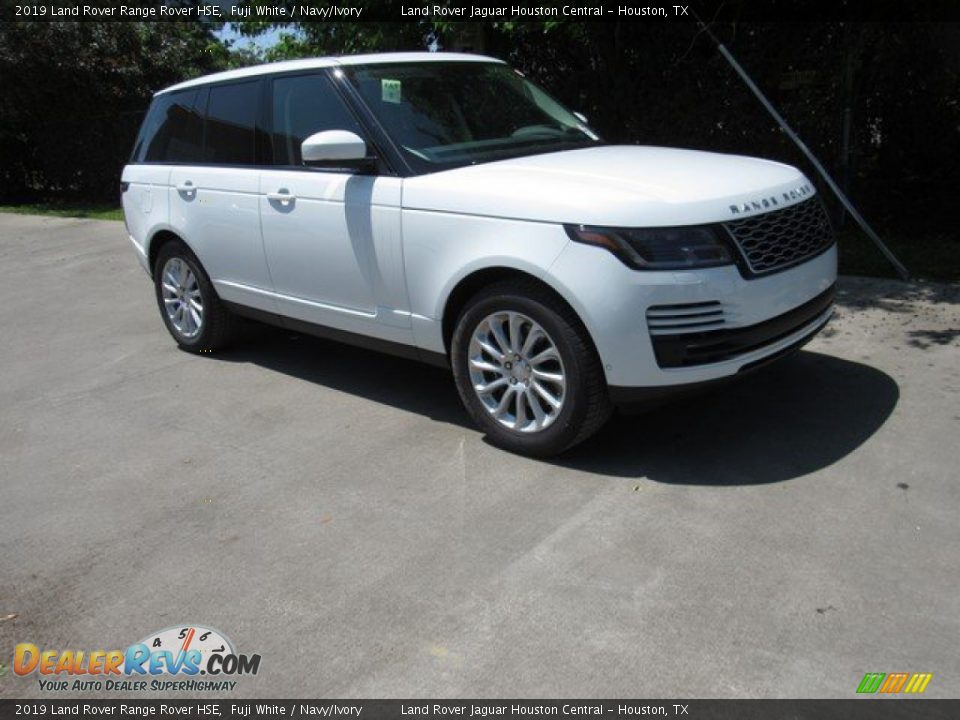 2019 Land Rover Range Rover HSE Fuji White / Navy/Ivory Photo #1