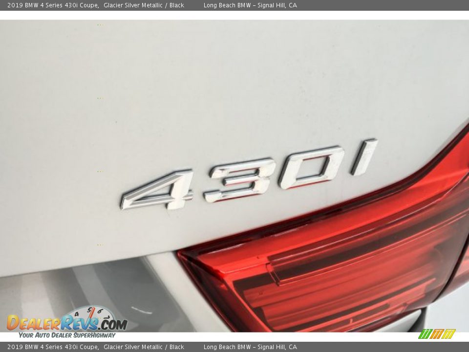 2019 BMW 4 Series 430i Coupe Glacier Silver Metallic / Black Photo #7