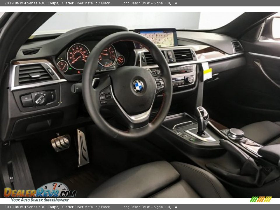 2019 BMW 4 Series 430i Coupe Glacier Silver Metallic / Black Photo #20