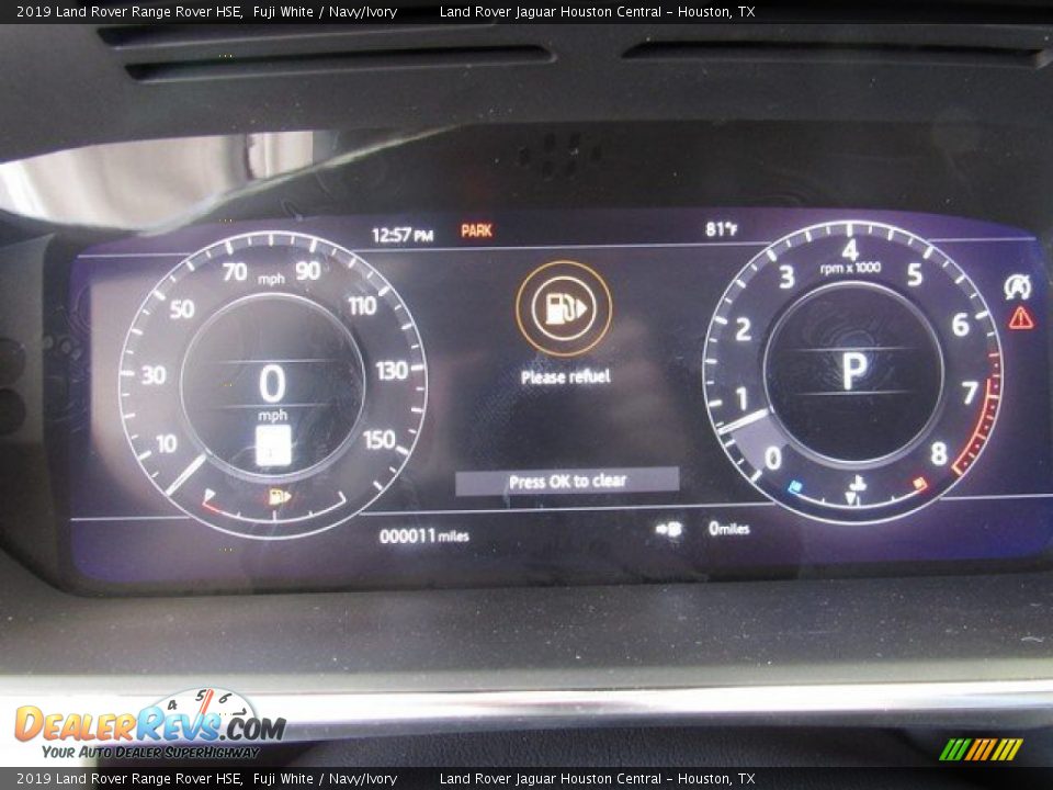 2019 Land Rover Range Rover HSE Gauges Photo #32