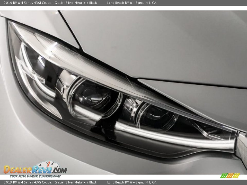 2019 BMW 4 Series 430i Coupe Glacier Silver Metallic / Black Photo #31