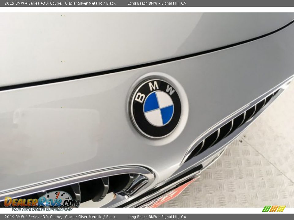 2019 BMW 4 Series 430i Coupe Glacier Silver Metallic / Black Photo #32