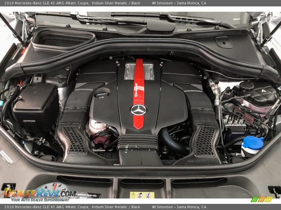 2019 Mercedes-Benz GLE 43 AMG 4Matic Coupe 3.0 Liter AMG DI biturbo DOHC 24-Valve VVT V6 Engine Photo #8