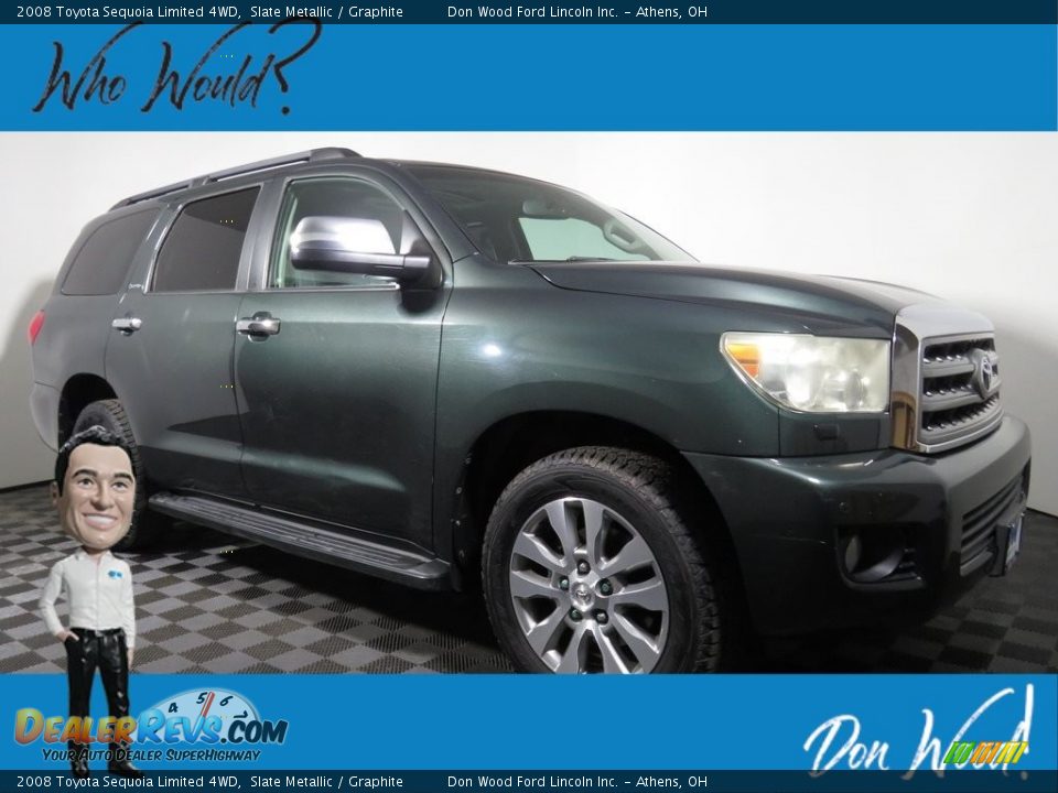 2008 Toyota Sequoia Limited 4WD Slate Metallic / Graphite Photo #1