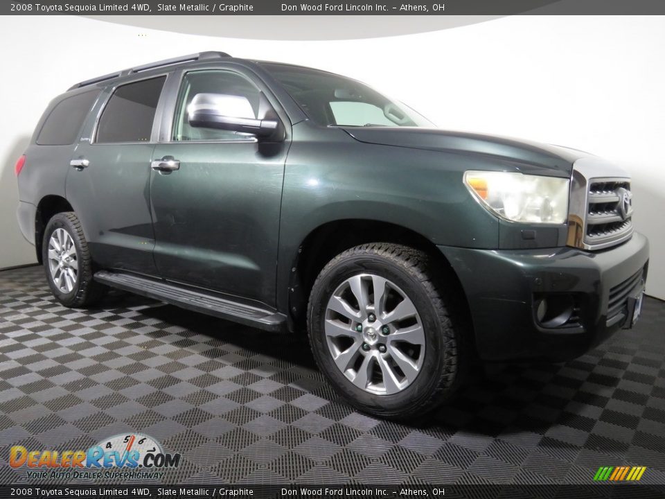 2008 Toyota Sequoia Limited 4WD Slate Metallic / Graphite Photo #2