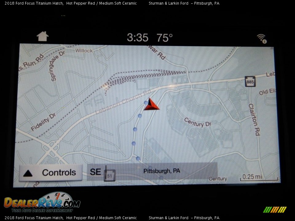 2018 Ford Focus Titanium Hatch Hot Pepper Red / Medium Soft Ceramic Photo #20