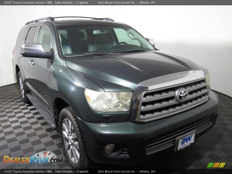 2008 Toyota Sequoia Limited 4WD Slate Metallic / Graphite Photo #3