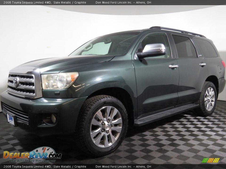 2008 Toyota Sequoia Limited 4WD Slate Metallic / Graphite Photo #6