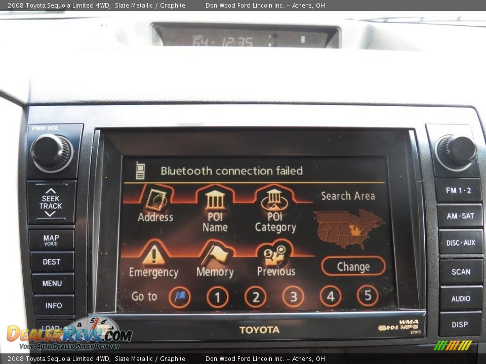 2008 Toyota Sequoia Limited 4WD Slate Metallic / Graphite Photo #14