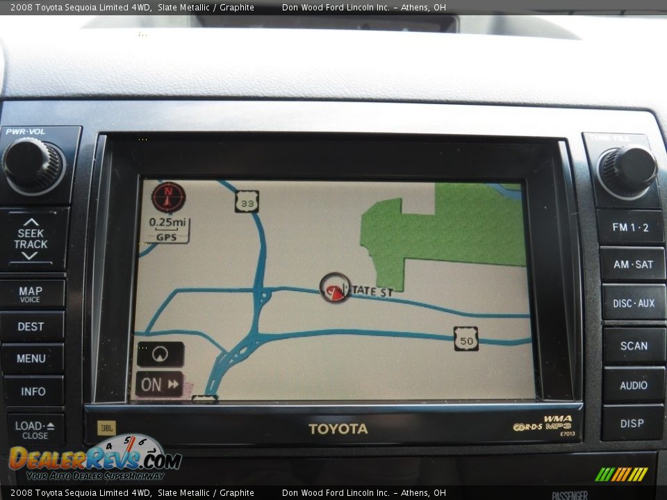 2008 Toyota Sequoia Limited 4WD Slate Metallic / Graphite Photo #15