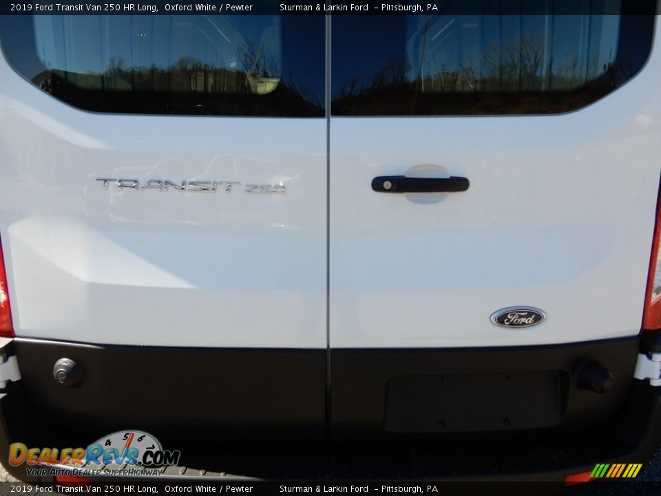 2019 Ford Transit Van 250 HR Long Oxford White / Pewter Photo #7