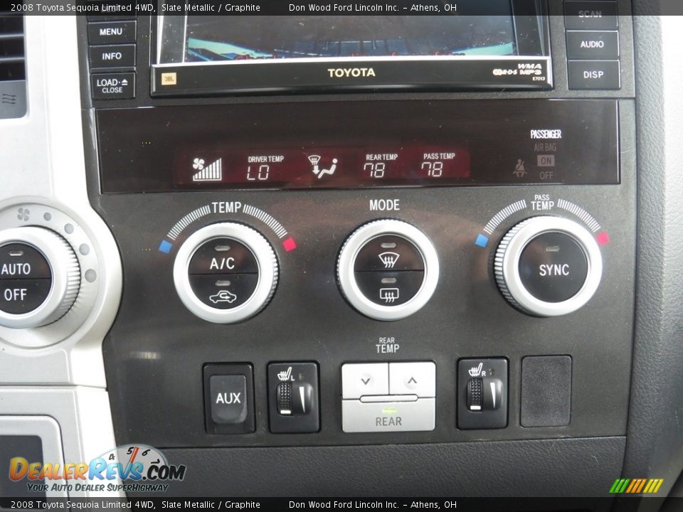 2008 Toyota Sequoia Limited 4WD Slate Metallic / Graphite Photo #17