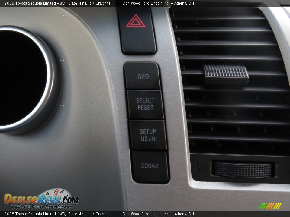 2008 Toyota Sequoia Limited 4WD Slate Metallic / Graphite Photo #23