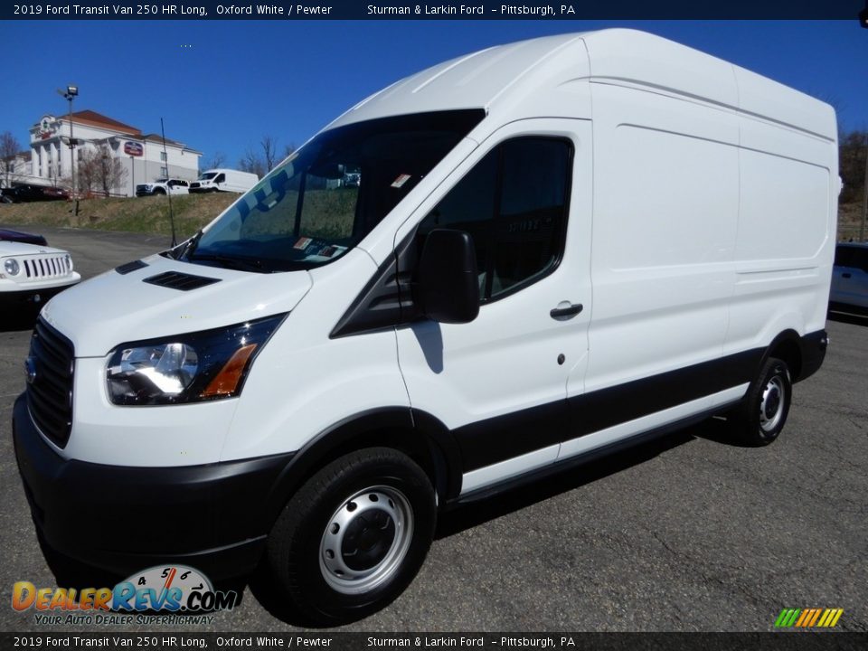 Front 3/4 View of 2019 Ford Transit Van 250 HR Long Photo #11