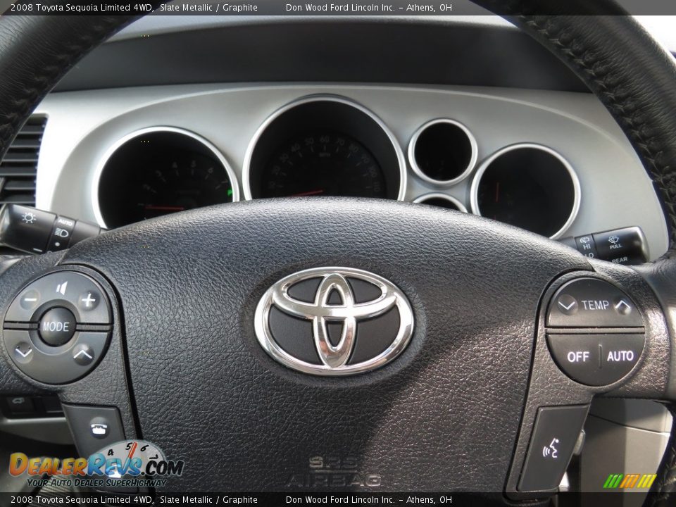 2008 Toyota Sequoia Limited 4WD Slate Metallic / Graphite Photo #27