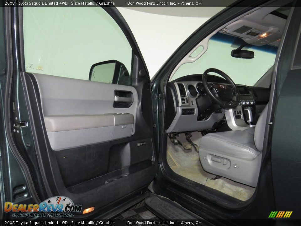 2008 Toyota Sequoia Limited 4WD Slate Metallic / Graphite Photo #30
