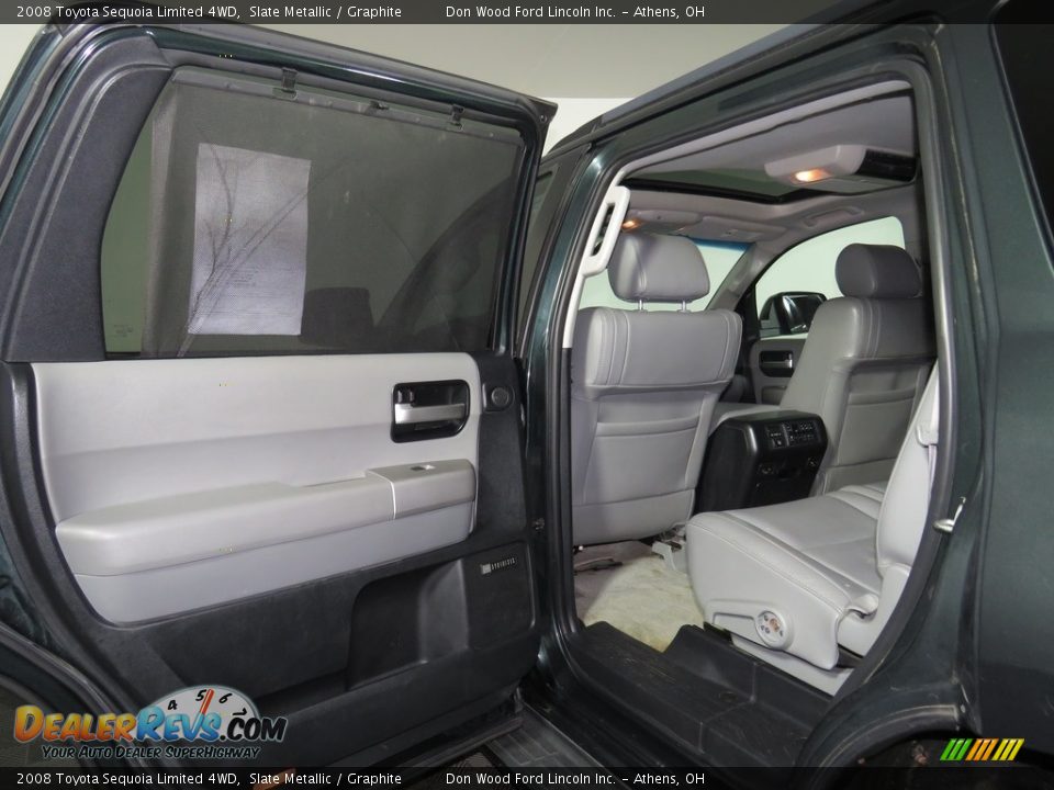 2008 Toyota Sequoia Limited 4WD Slate Metallic / Graphite Photo #35