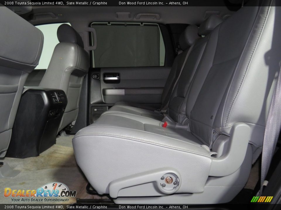 2008 Toyota Sequoia Limited 4WD Slate Metallic / Graphite Photo #36