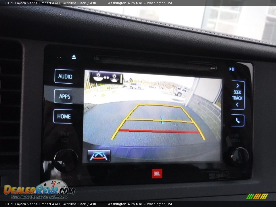 2015 Toyota Sienna Limited AWD Attitude Black / Ash Photo #22