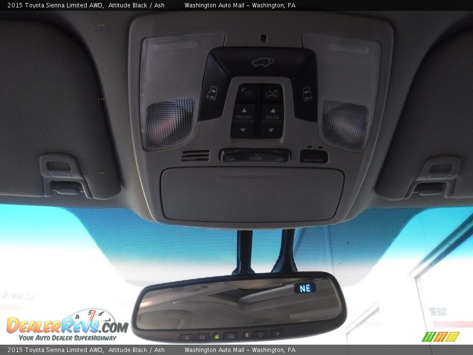 2015 Toyota Sienna Limited AWD Attitude Black / Ash Photo #24