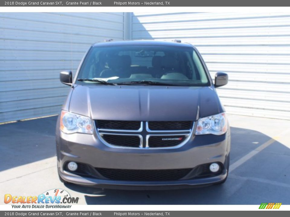 2018 Dodge Grand Caravan SXT Granite Pearl / Black Photo #3
