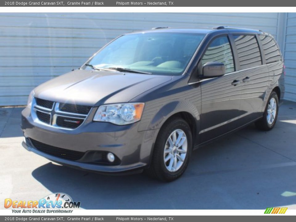 2018 Dodge Grand Caravan SXT Granite Pearl / Black Photo #4