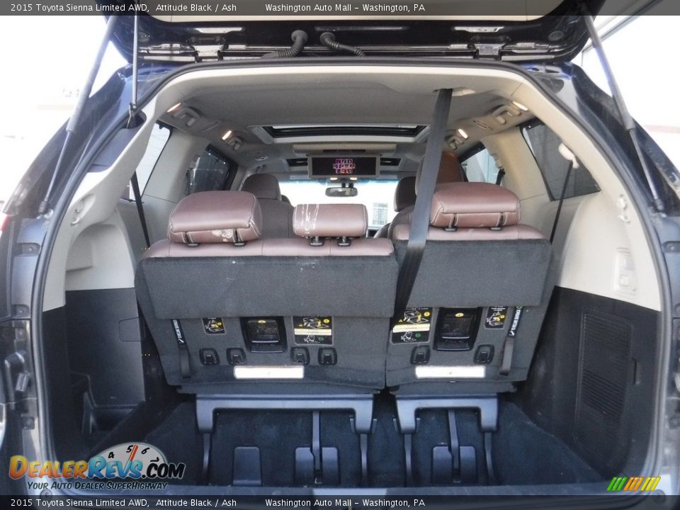 2015 Toyota Sienna Limited AWD Attitude Black / Ash Photo #27