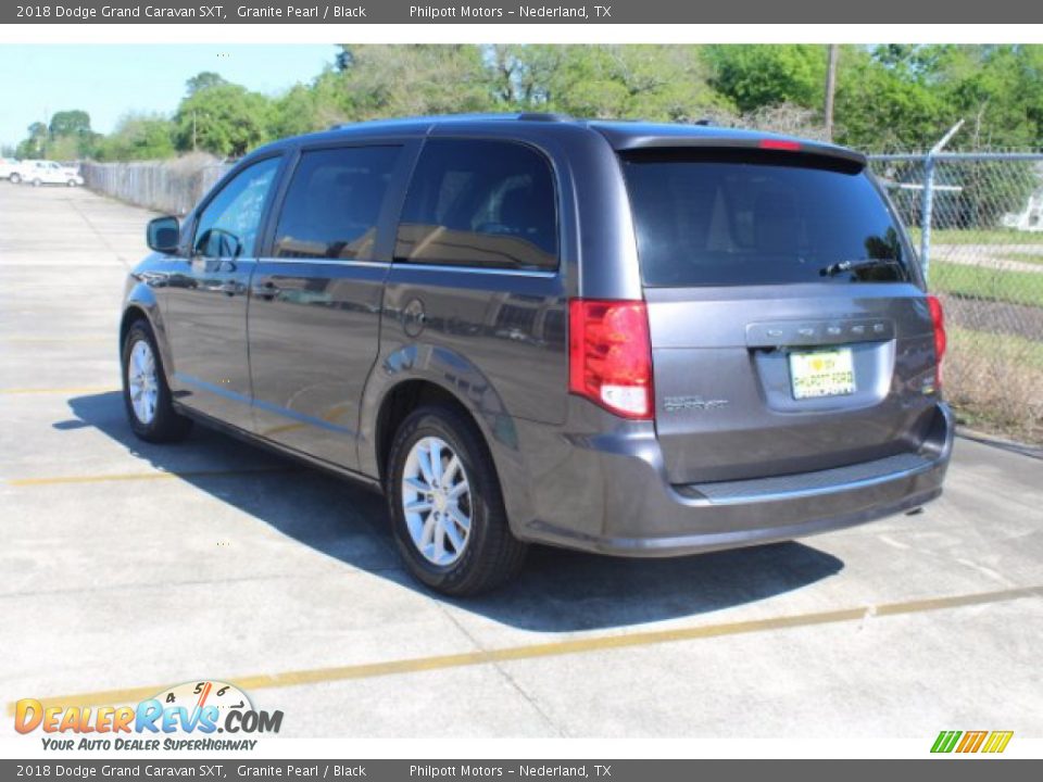 2018 Dodge Grand Caravan SXT Granite Pearl / Black Photo #6