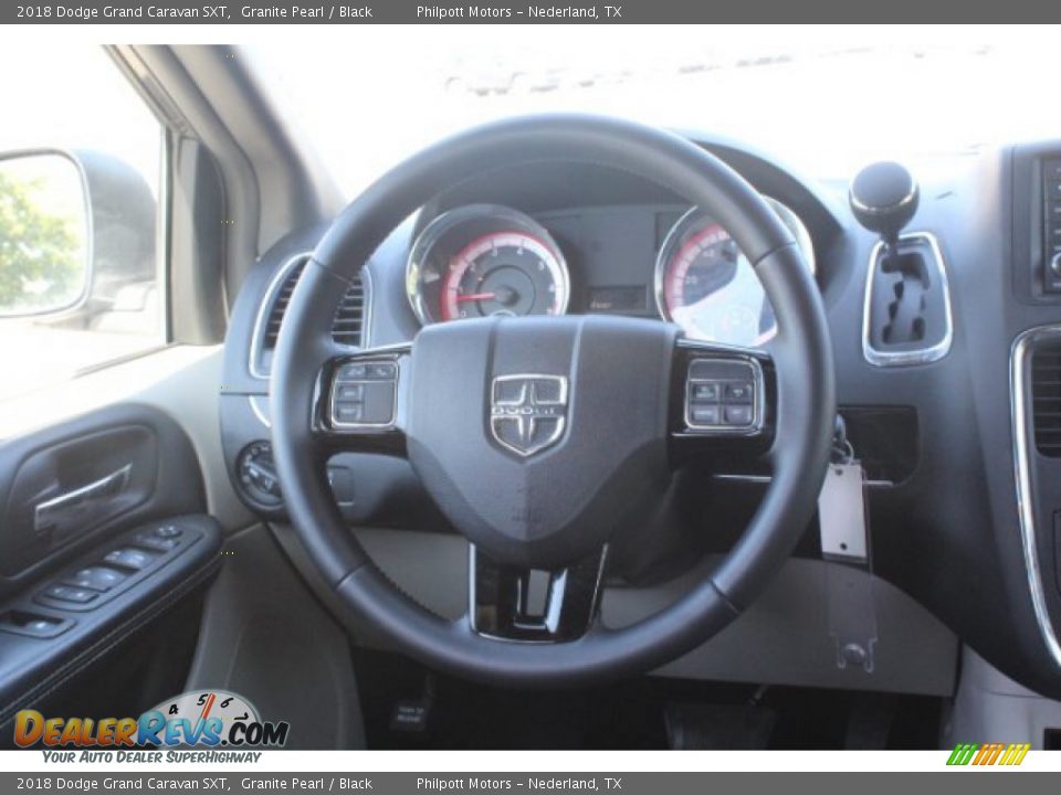 2018 Dodge Grand Caravan SXT Granite Pearl / Black Photo #19