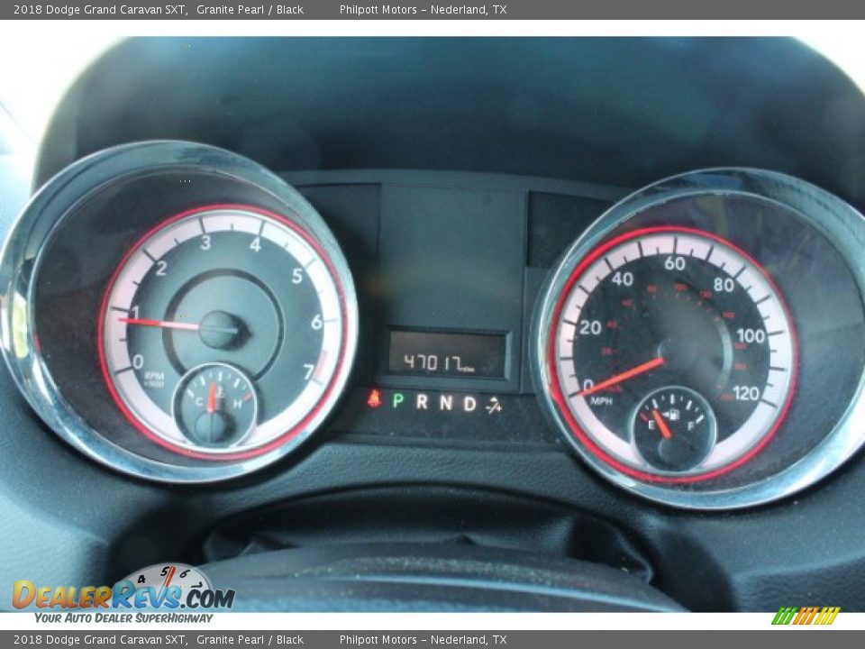 2018 Dodge Grand Caravan SXT Granite Pearl / Black Photo #24