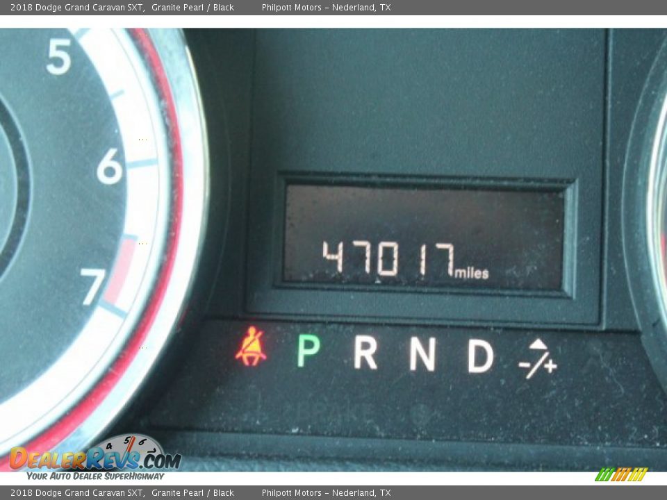 2018 Dodge Grand Caravan SXT Granite Pearl / Black Photo #25