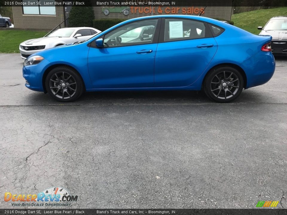 2016 Dodge Dart SE Laser Blue Pearl / Black Photo #1