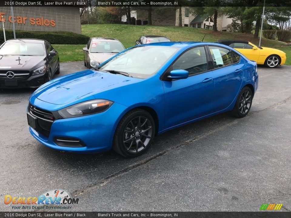 2016 Dodge Dart SE Laser Blue Pearl / Black Photo #2