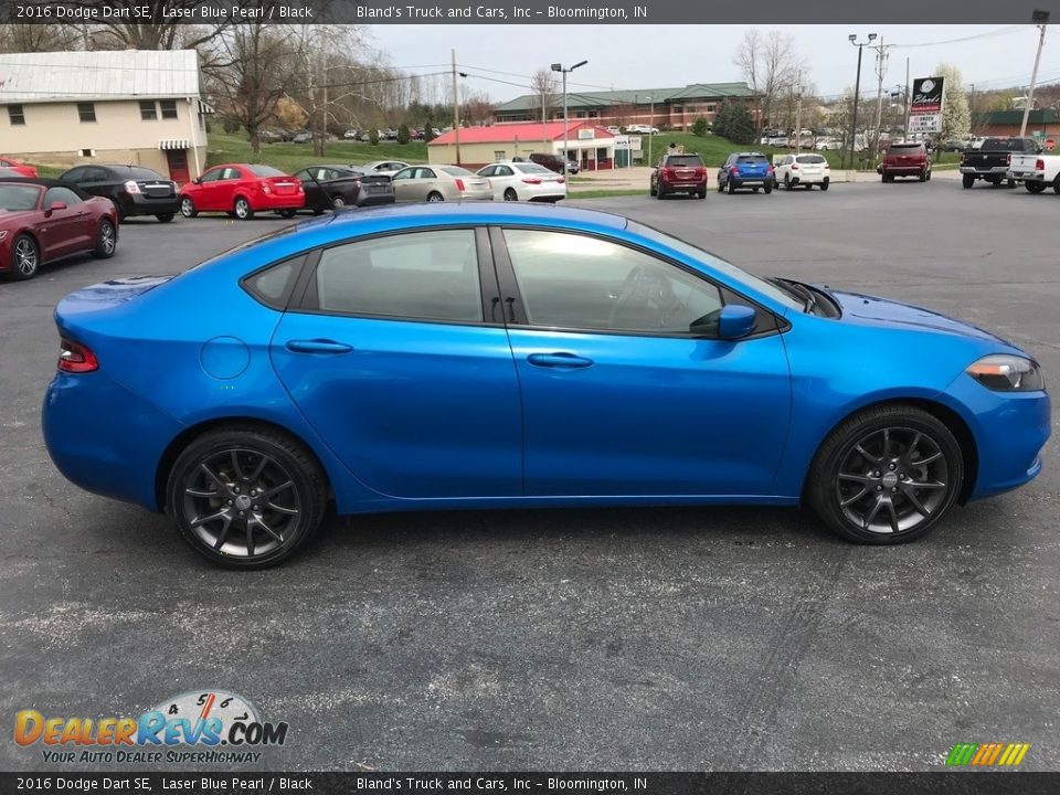 2016 Dodge Dart SE Laser Blue Pearl / Black Photo #5