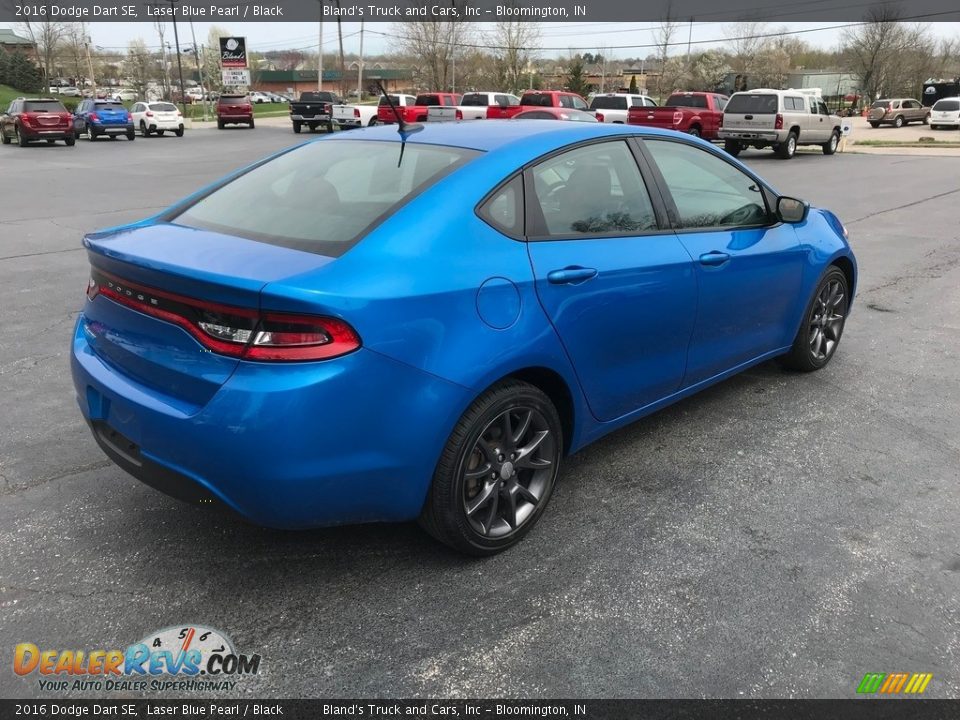 2016 Dodge Dart SE Laser Blue Pearl / Black Photo #6