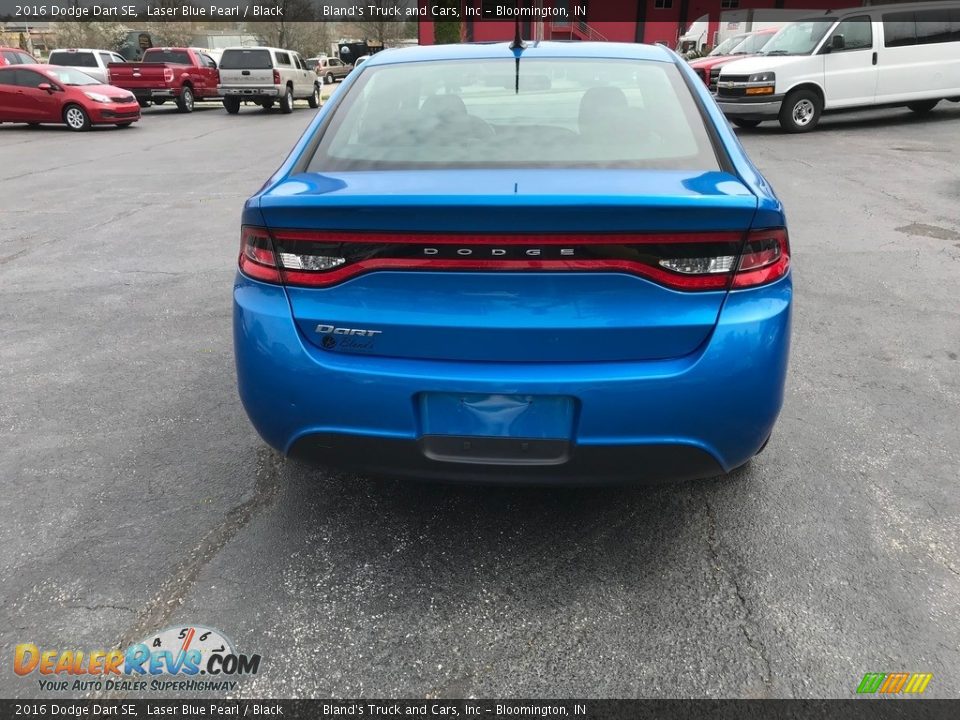 2016 Dodge Dart SE Laser Blue Pearl / Black Photo #7