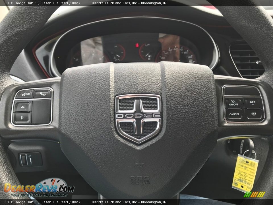 2016 Dodge Dart SE Laser Blue Pearl / Black Photo #18