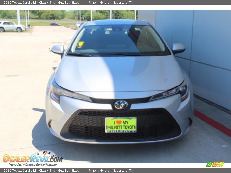 2020 Toyota Corolla LE Classic Silver Metallic / Black Photo #3