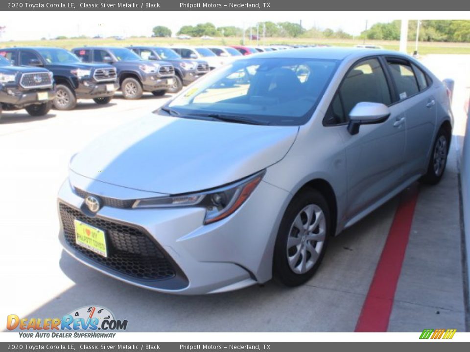 2020 Toyota Corolla LE Classic Silver Metallic / Black Photo #4