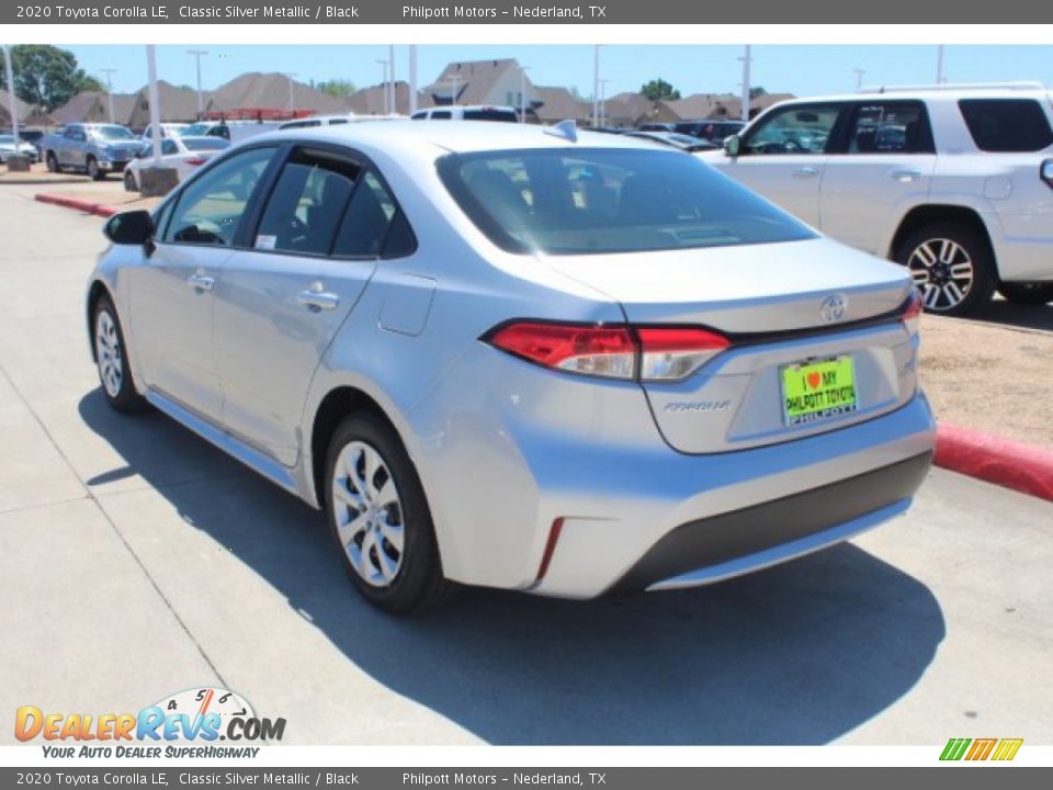 2020 Toyota Corolla LE Classic Silver Metallic / Black Photo #6