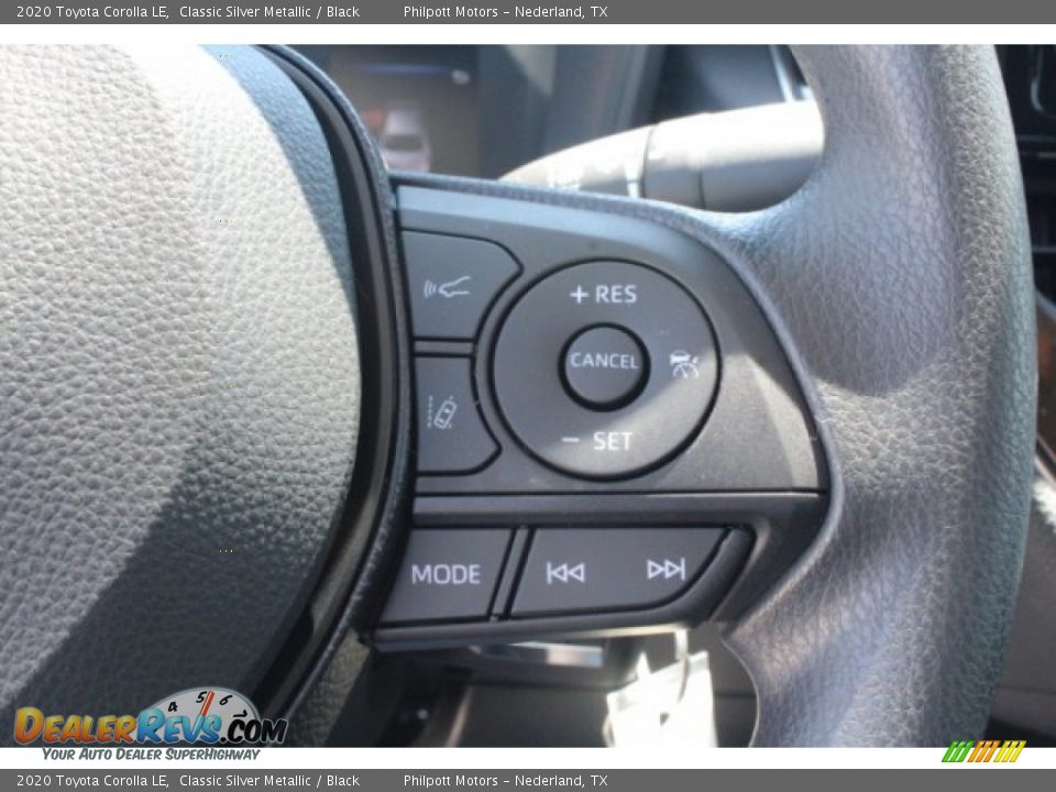 2020 Toyota Corolla LE Classic Silver Metallic / Black Photo #15