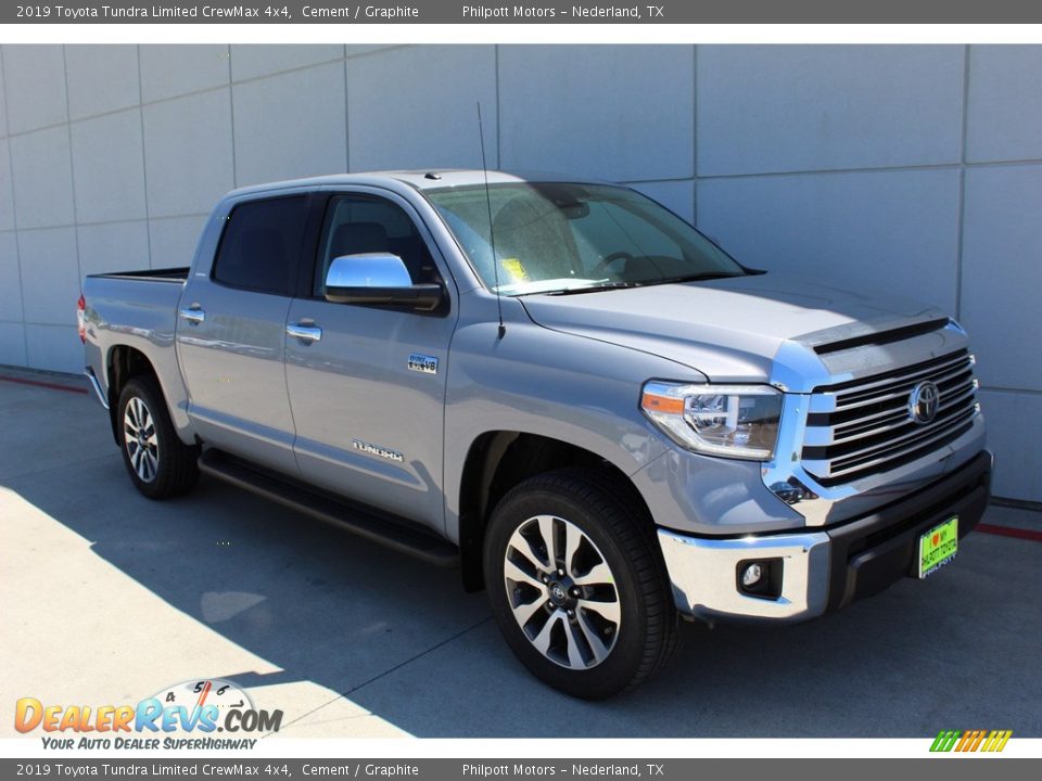 2019 Toyota Tundra Limited CrewMax 4x4 Cement / Graphite Photo #2